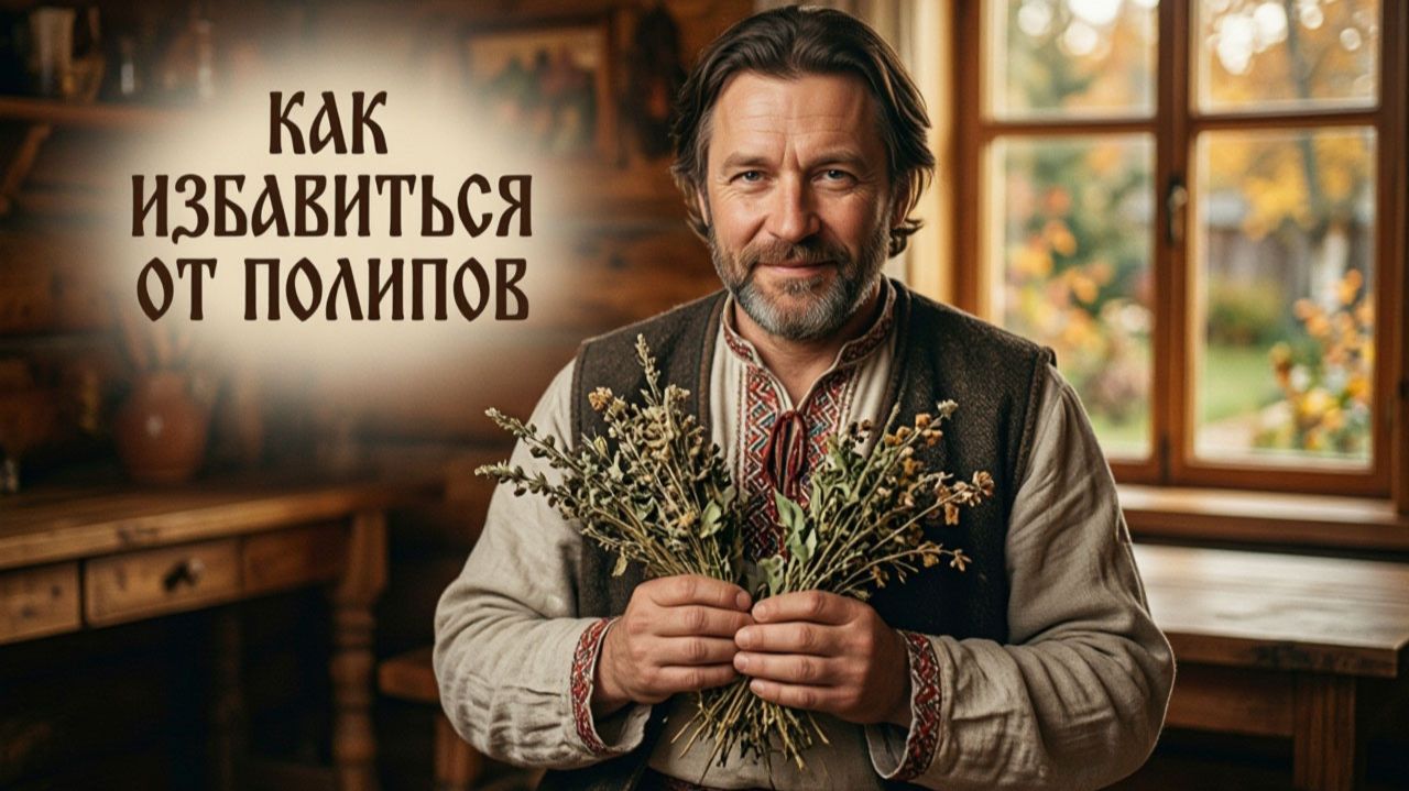 ПРО ДВА ПОЛЕВЫХ ЦВЕТОЧКА И КАК ИЗБАВИТЬСЯ ОТ ПОЛИПОВ / СТАРИННЫЕ РЕЦЕПТЫ