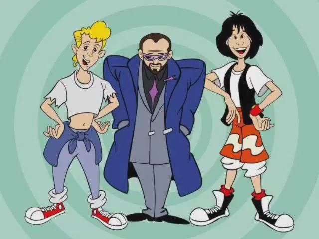 Невероятные приключения Билла и Теда Bill & Ted's Excellent Adventures заставка вторая на англ
