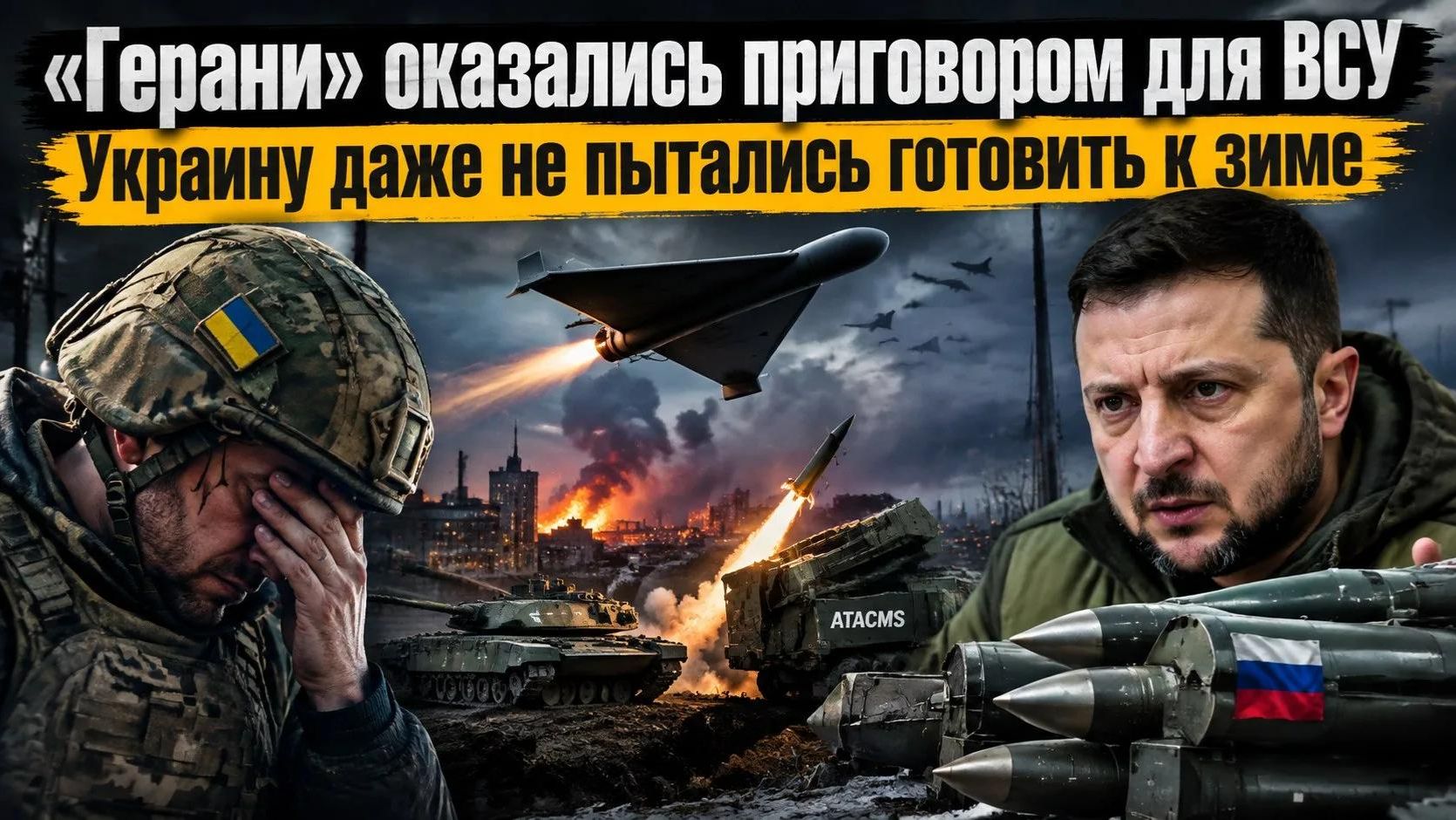 «Сюрприз» из России застал ВСУ врасплох! Зеленский сознательно идёт к зимней катастрофе!