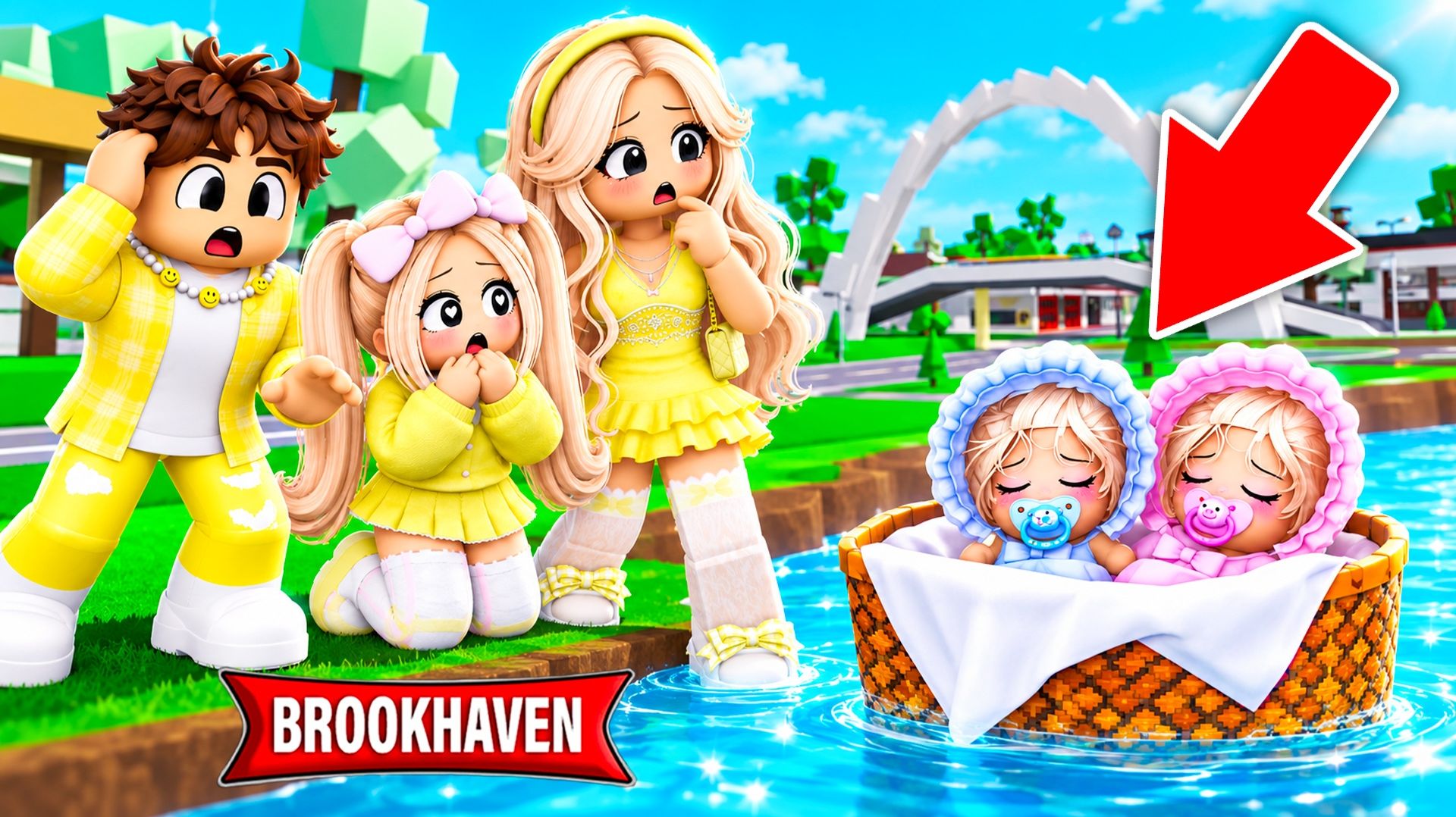 Мы нашли ПРОПАВШИХ БЛИЗНЕЦОВ в Brookhaven RP 🏡 в РОБЛОКС!