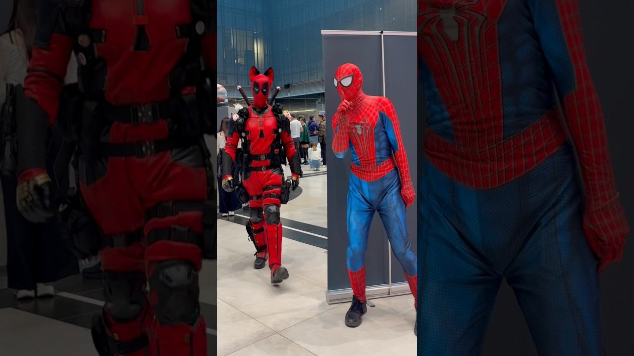Spider-Man Scared Deadpool  #spiderman