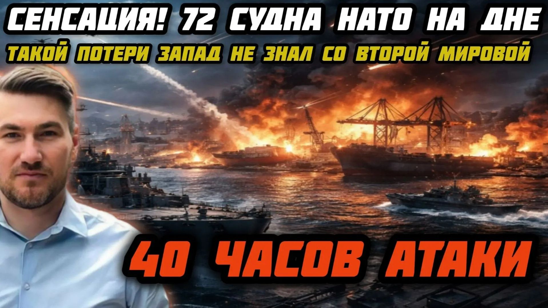 СЕНСАЦИЯ! 72 судна НАТО на дне. 40 часов атаки! Такой потери Запад не знал с времен Второй Мировой