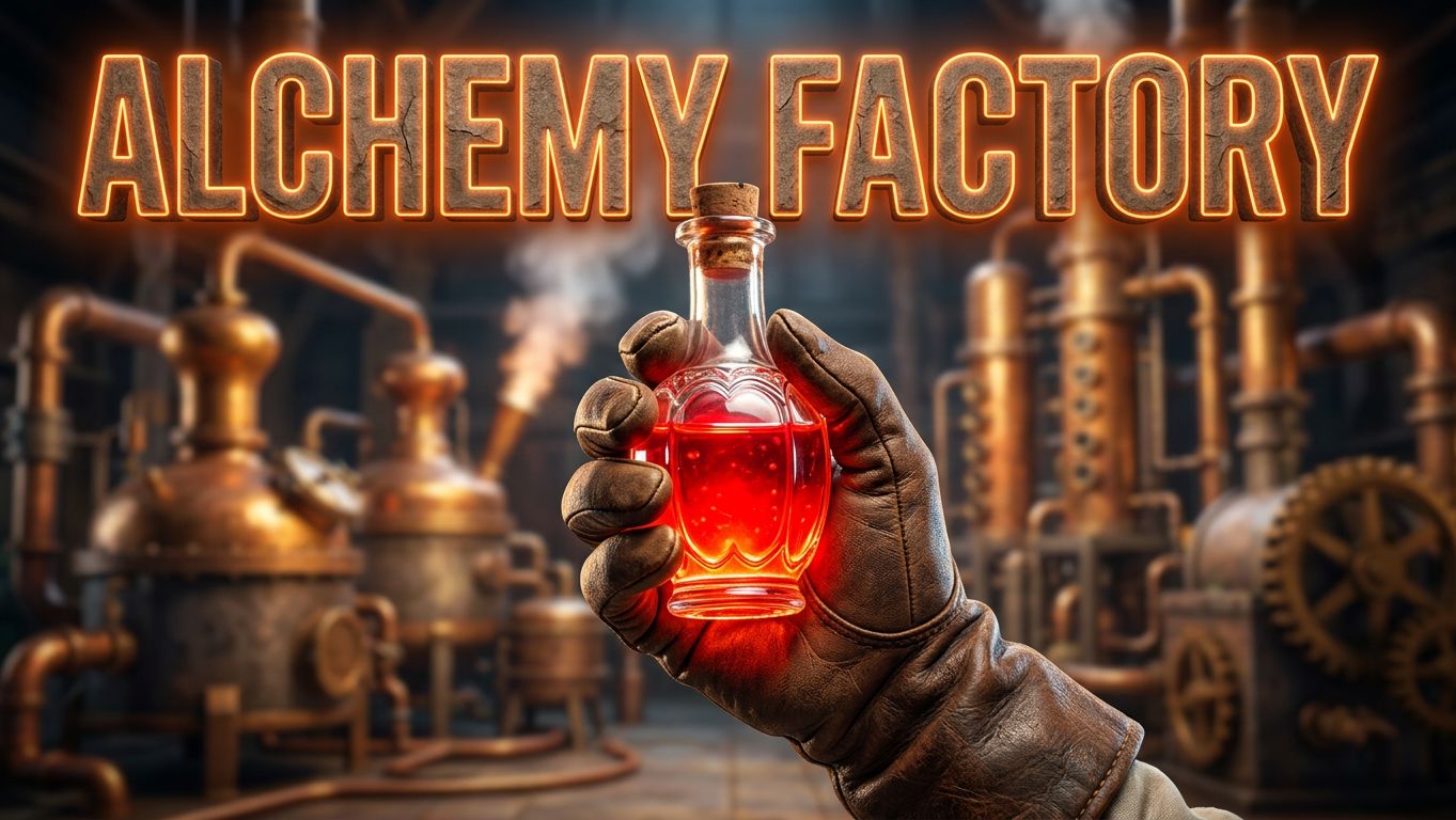Alchemy Factory (15) Пытаюсь сделать зелье роста