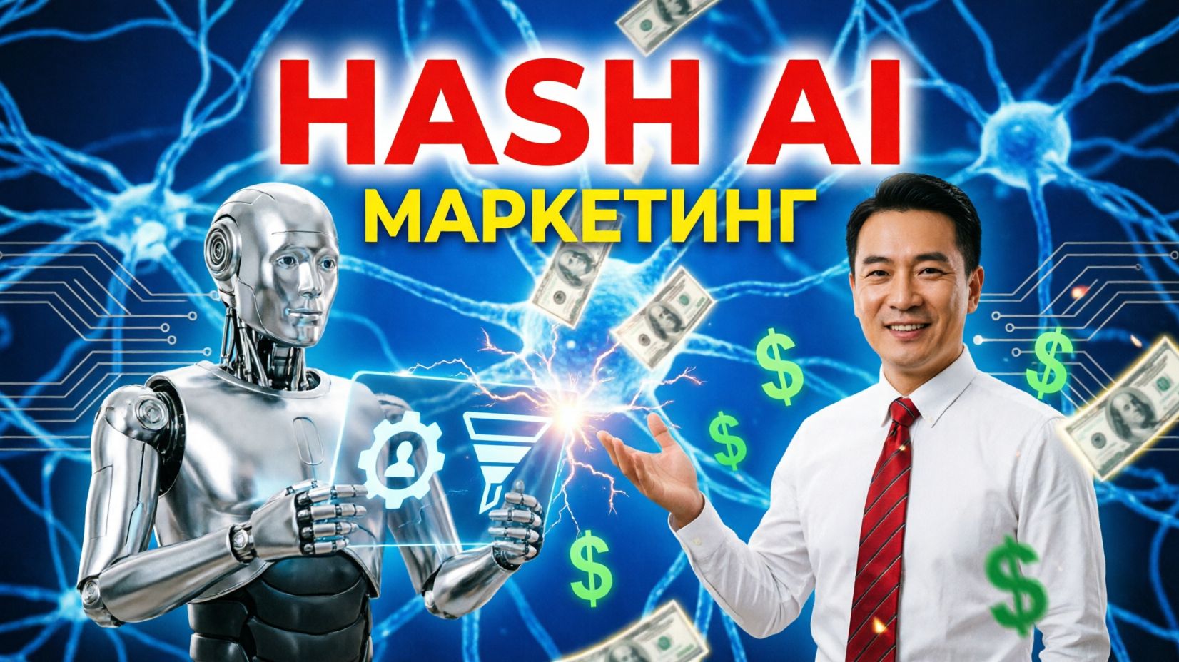 HASH AI МАРКЕТИНГ: Как ИИ приносит деньги на автомате | Полный разбор