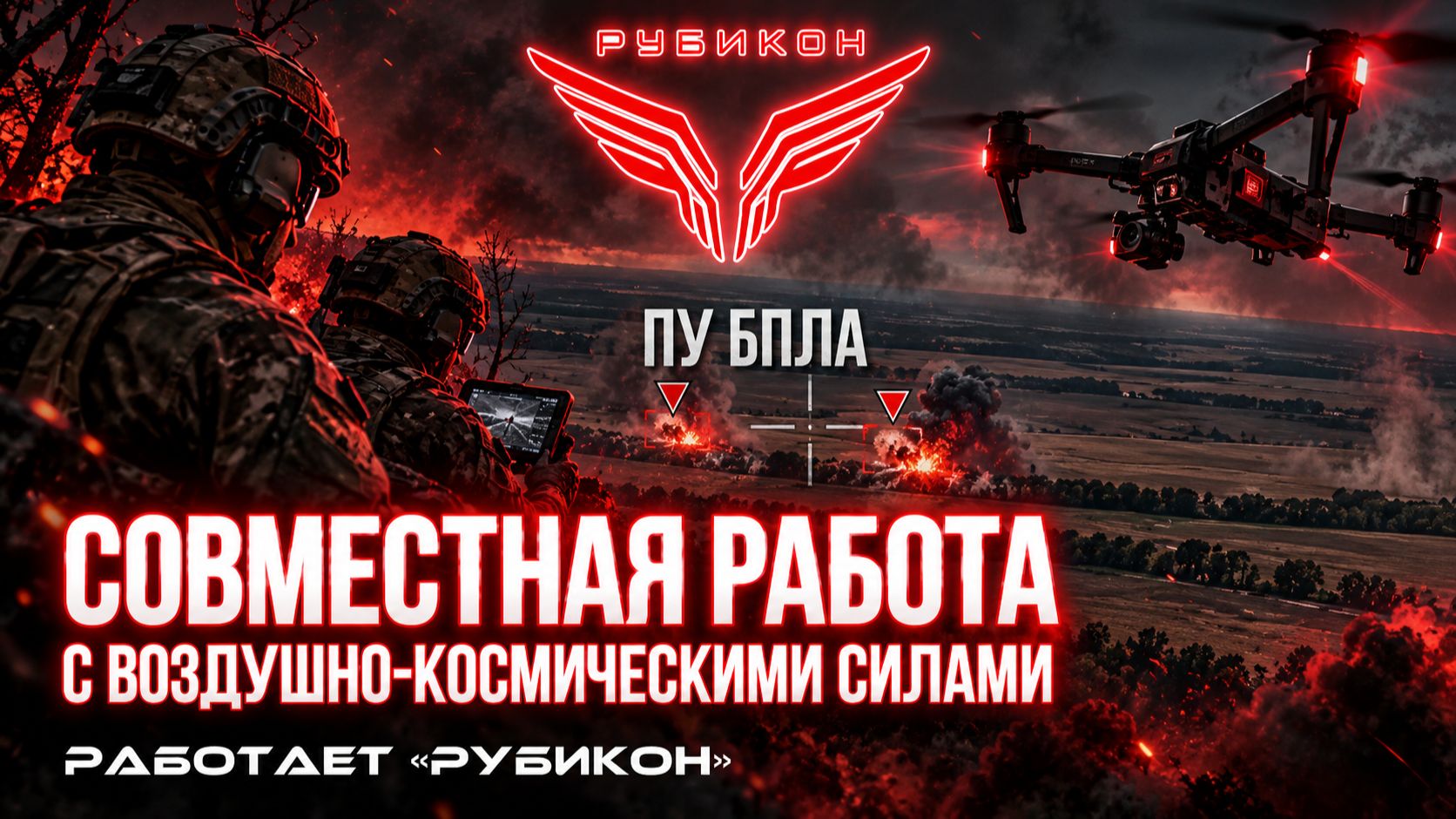 Совместная боевая работа «Рубикона» и ВКС по вскрытию и уничтожению пунктов управления БпЛА ВСУ