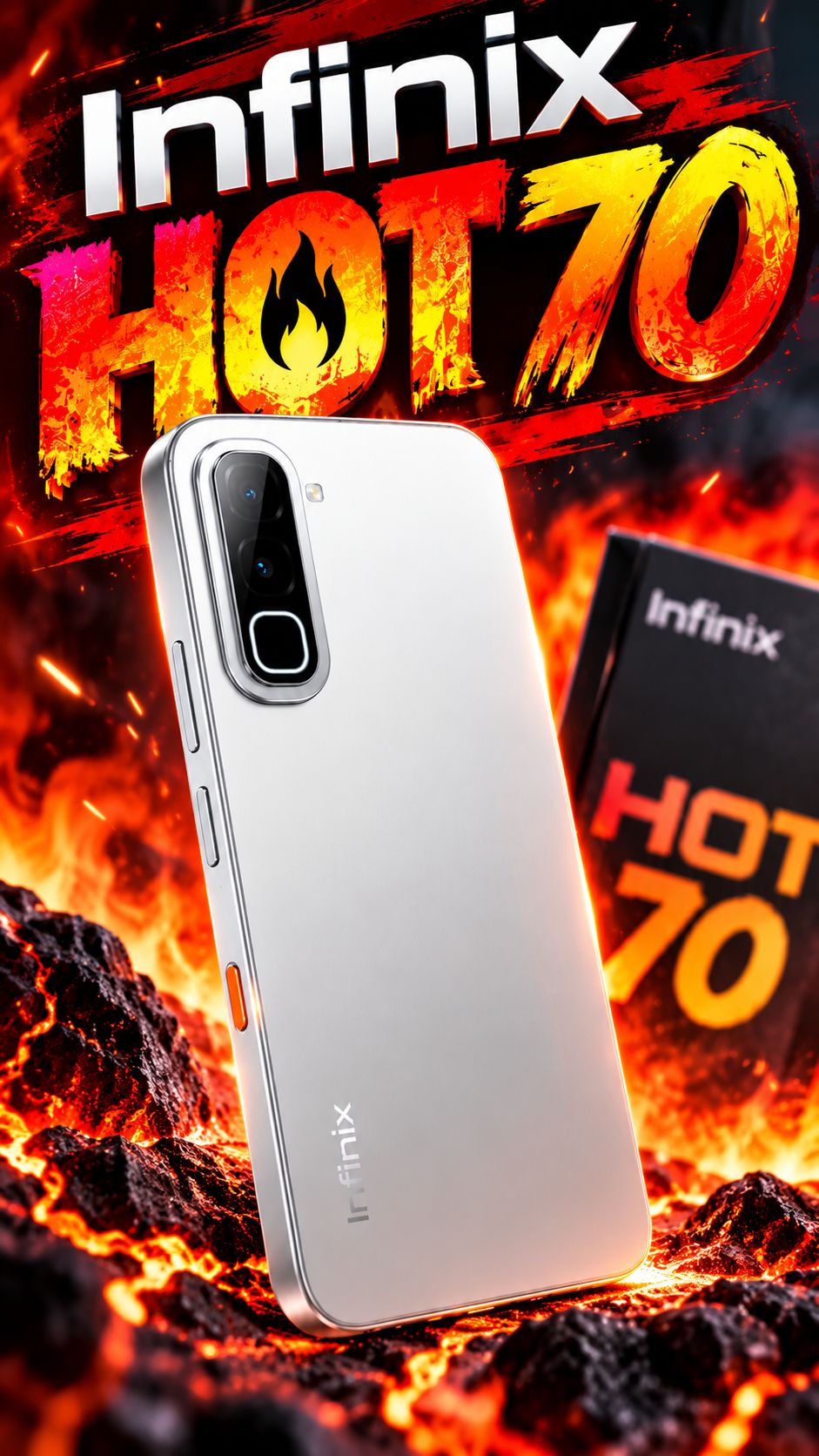 Самый горячий смартфон 2026 года. Распаковка Infinix HOT 70 #infinix #infinixhot70 #распаковка