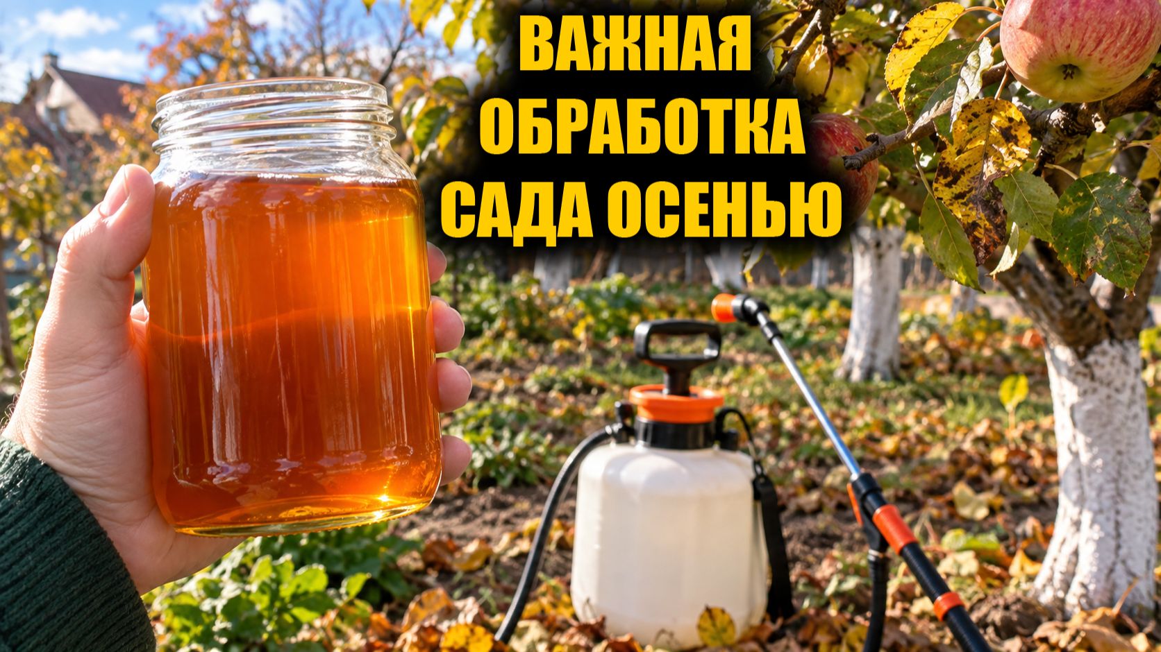 Важная ОСЕННЯЯ обработка САДА от вредителей и болезней, не пропусти!