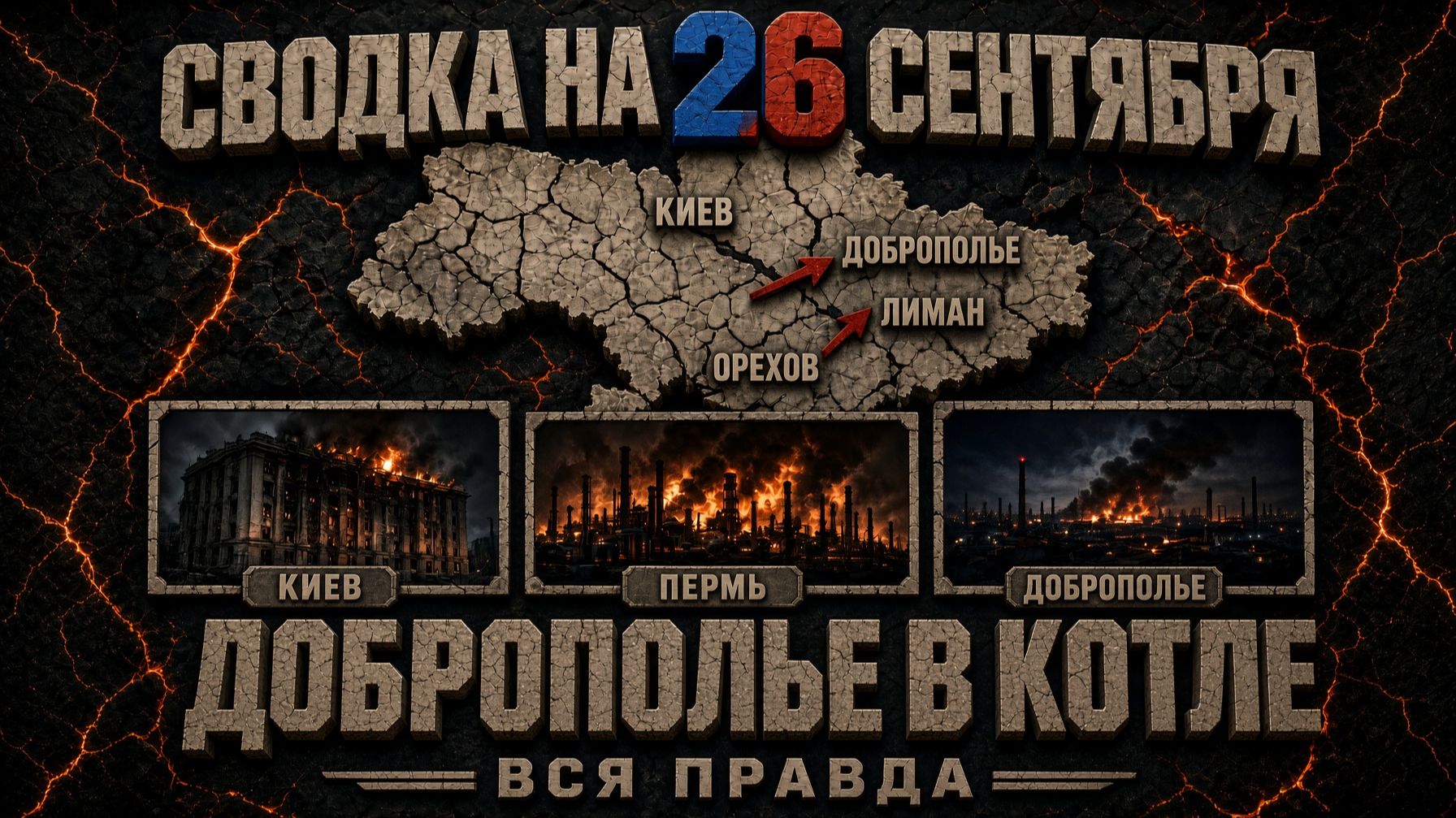 СВОДКА БОЕВЫХ ДЕЙСТВИЙ НА 26 СЕНТЯБРЯ, КАРТА СВО СЕГОДНЯ, НОВОСТИ СВО НА УКРАИНЕ 2026, ЮРИЙ ПОДОЛЯКА