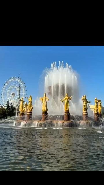 2 минуты у фонтана ВДНХ ⛲ Отпусти заботы и просто смотри