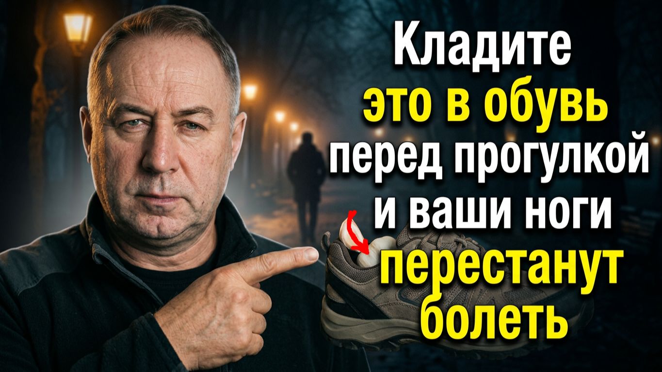 Просто и Быстро! Кладите ЭТО в свою обувь - ноги перестанут болеть и уставать