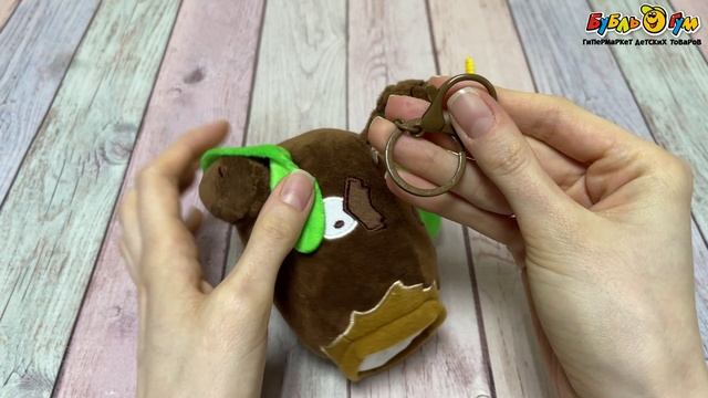 Мягкая игрушка-брелок LANSON TOYS Растения против Зомби Кокос-пушка текстиль 12см - видео