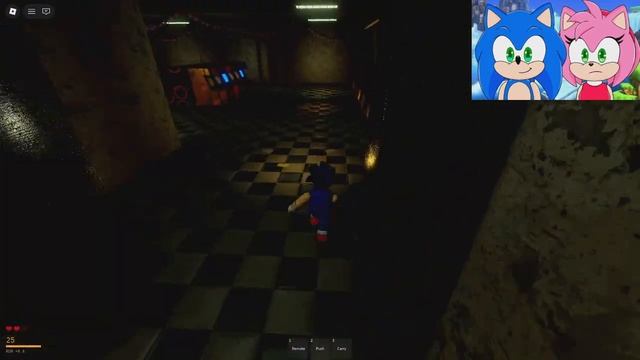 Sonic And Amy Play Roblox Scream And Run (New Update)_720p