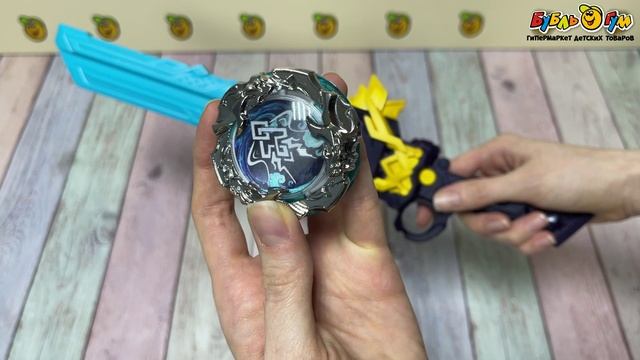 Набор игровой  INFINITY NADO Меч-пускатель Волчок Королевский Дракон с серебристым корпусом с 5лет - видео