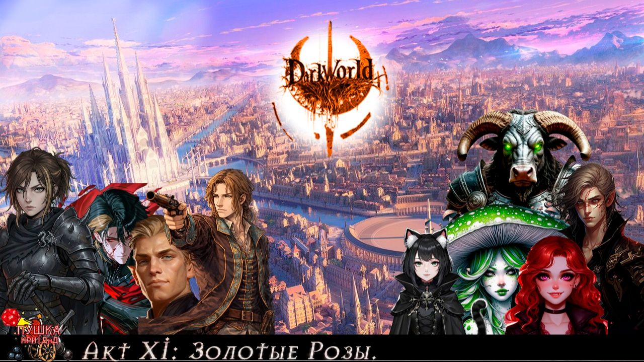 Золотые розы. Кампания «DarkWorld». Акт 11 #dnd #днд #нри