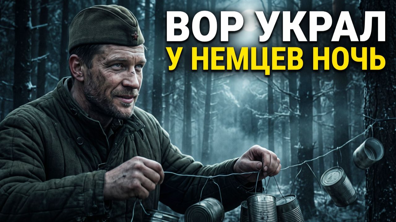 КАК ШТРАФНИК-ВОР «УКРАЛ» У НЕМЦЕВ ЦЕЛУЮ НОЧЬ
