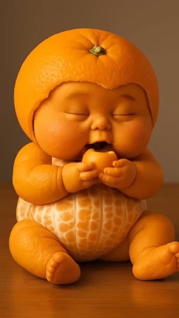 🧡Мандаринчик кушает мандарине🍊