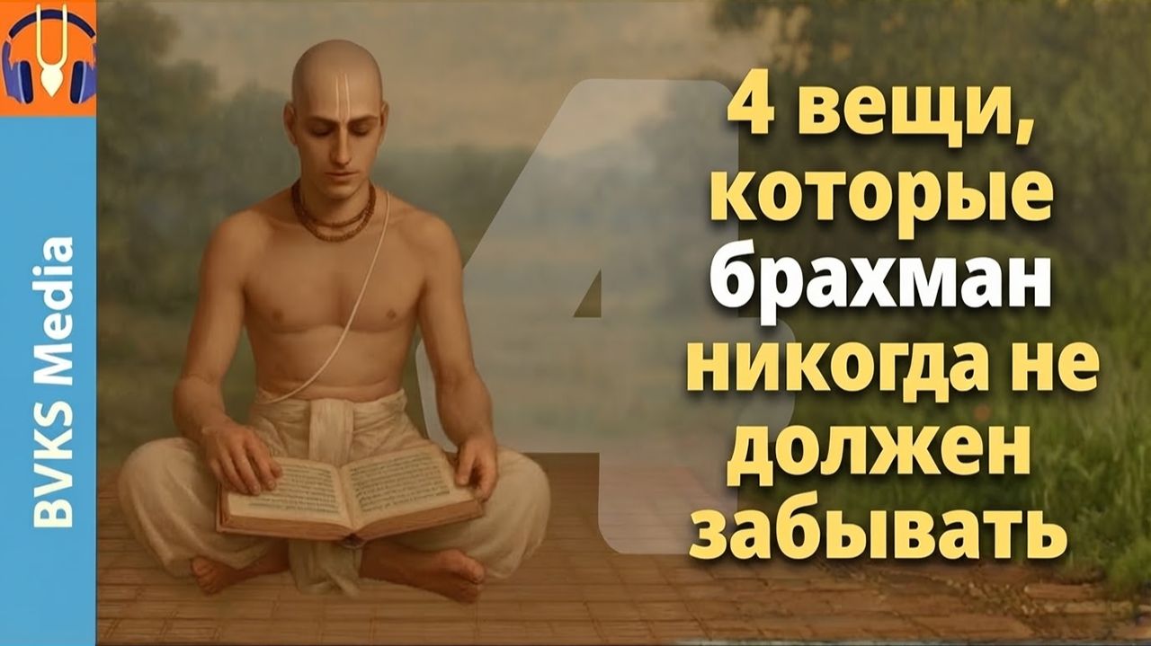 4 вещи, которые брахман никогда не должен забывать — Бхакти Викаша Свами