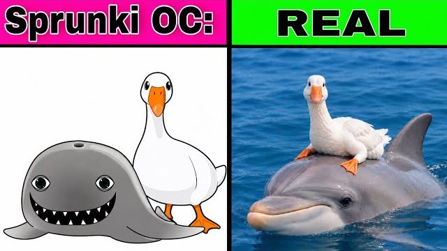 СПРУНКИ OC: МОРСКОЙ КИТ ПРОТИВ ЗАРАЖЁННОГО ГУСЯ (ИЗ CRYAK HONK) В РЕАЛЬНОЙ ЖИЗНИ