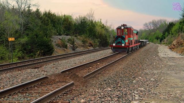 🚂 Поезд не удержал вагонетку! Смешной мультик для детей и малышей