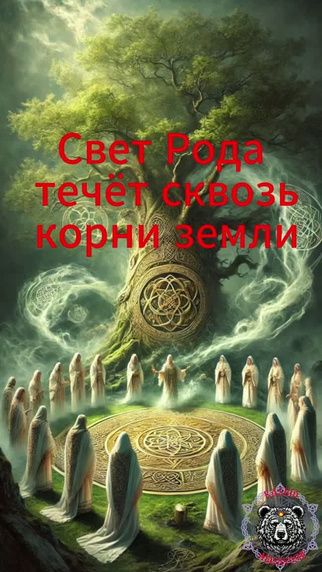 Свет Рода течёт сквозь корни земли