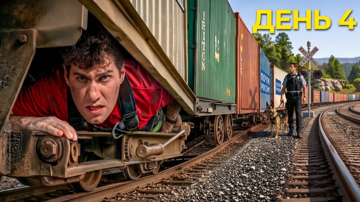🎯 Airrack / Я ТАЙНО пересек всю Америку на товарных поездах, чтобы успеть на день рождения!