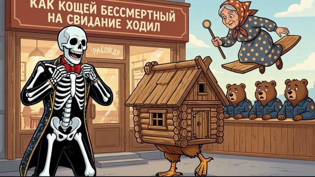 Как Кощей Бессмертный на свидание ходил, сказка для детей на ночь слушать бесплатно онлайн на русско