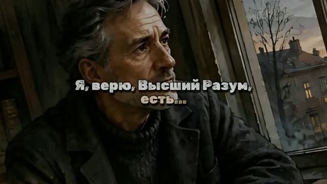 Я, верю, Высший Разум, есть...