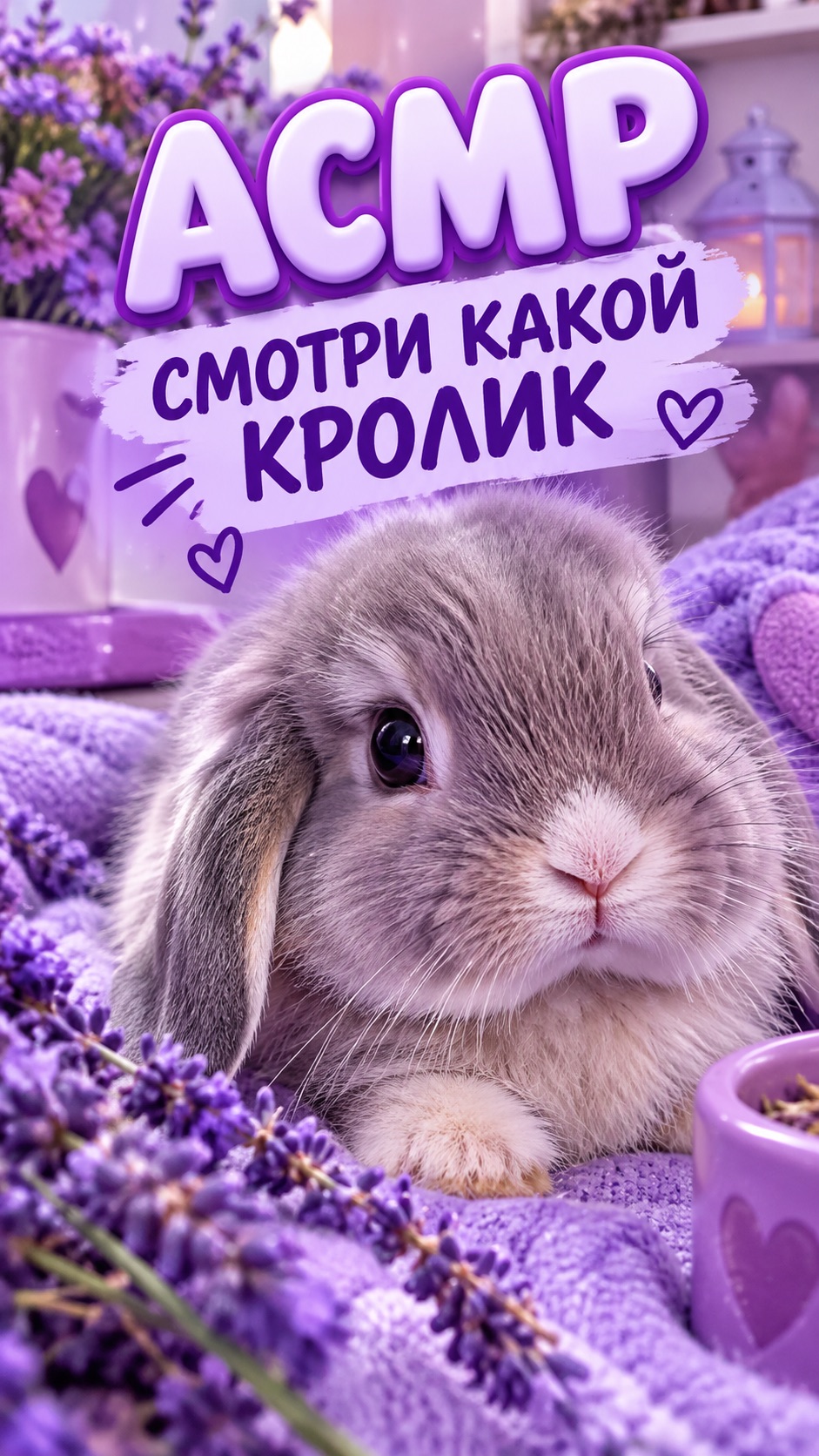 АСМР СМОТРИ  КАКОЙ КРОЛИК