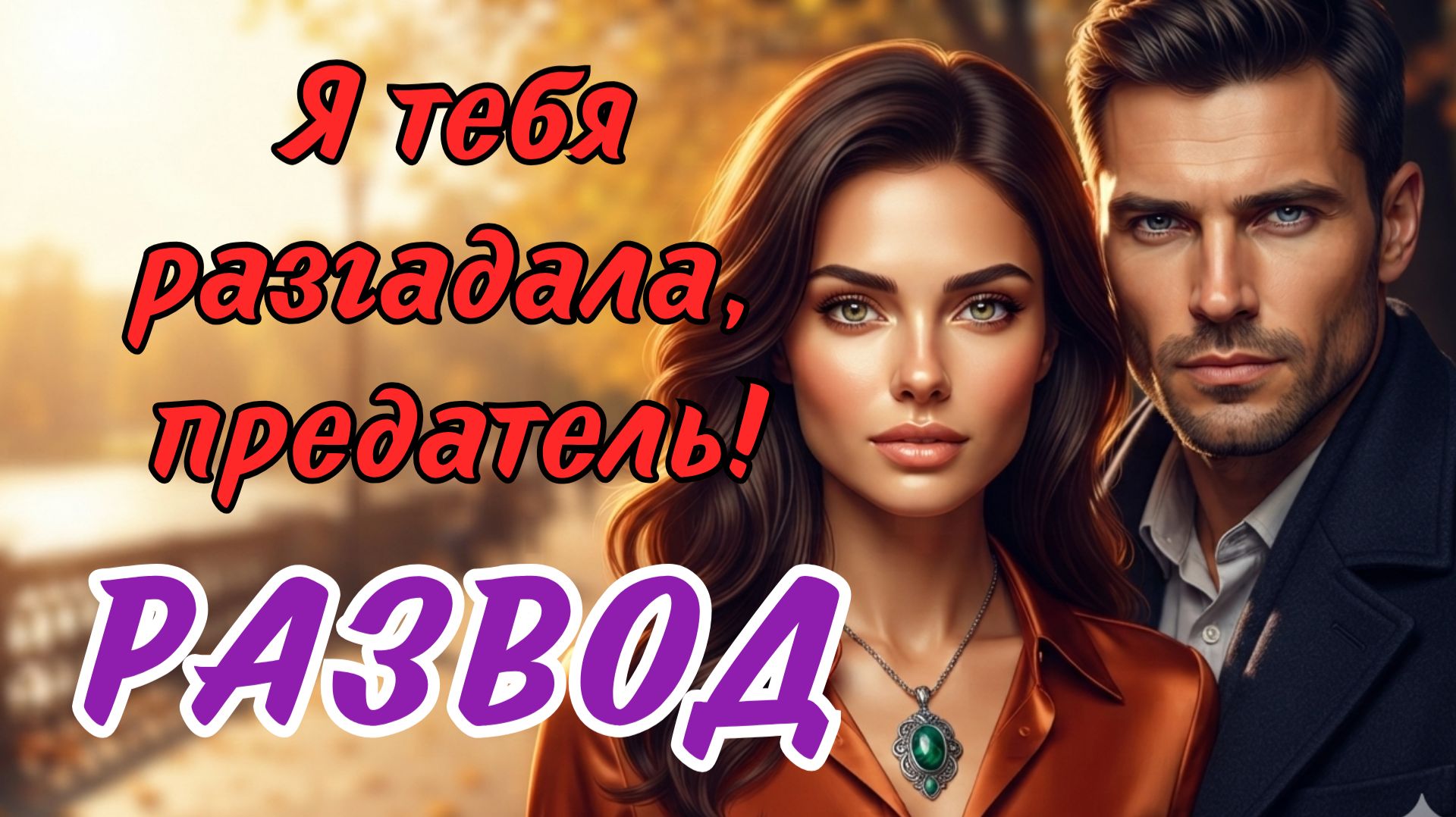 Развод. Я тебя разгадала, предатель!
