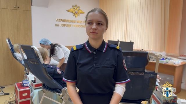 В Новосибирске более ста сотрудников полиции приняли участие в донорской акции