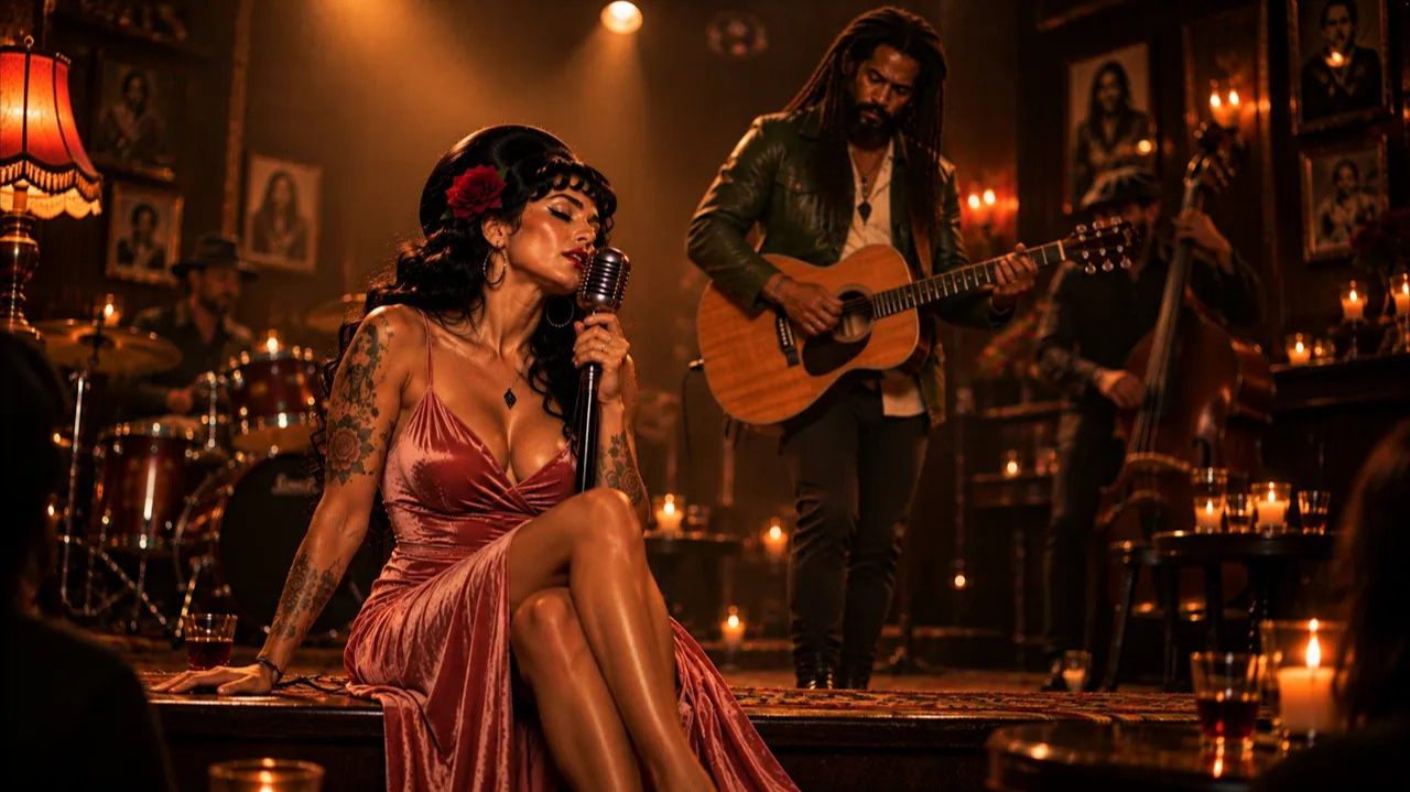 Amy Winehouse & Damian Marley Style 🌙 Soulful Reggae Blues After Midnight