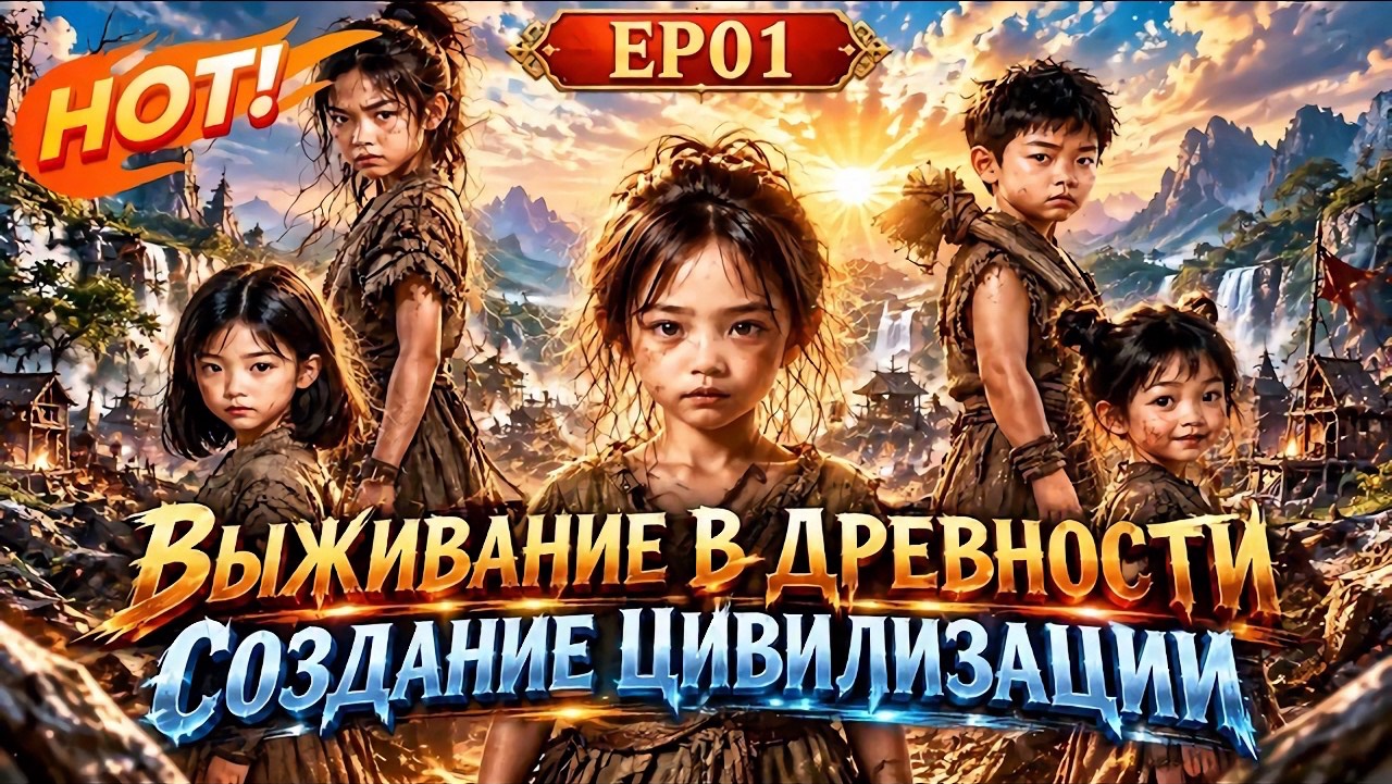 ОНА ПОПАЛА В ПЕРВОБЫТНЫЙ МИР ЧУТЬ НЕ УМЕРЛА ОТ ГОЛОДА! ТЕПЕРЬ ОНА СТРОИТ ЦИВИЛИЗАЦИЮ С НУЛЯ ЧАСТЬ 1