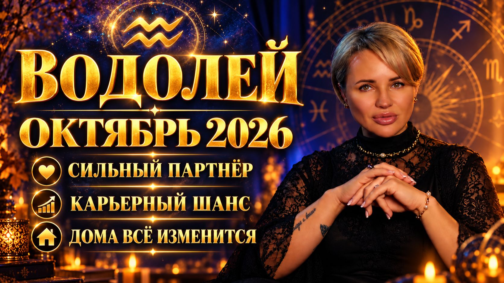 ВОДОЛЕЙ — ОКТЯБРЬ 2026: сильный партнёр откроет карьерный шанс, но дома всё изменится