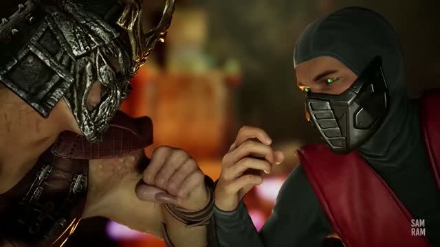 Mortal Kombat 1 - Шао Кан Vs Ермак. Бруталити