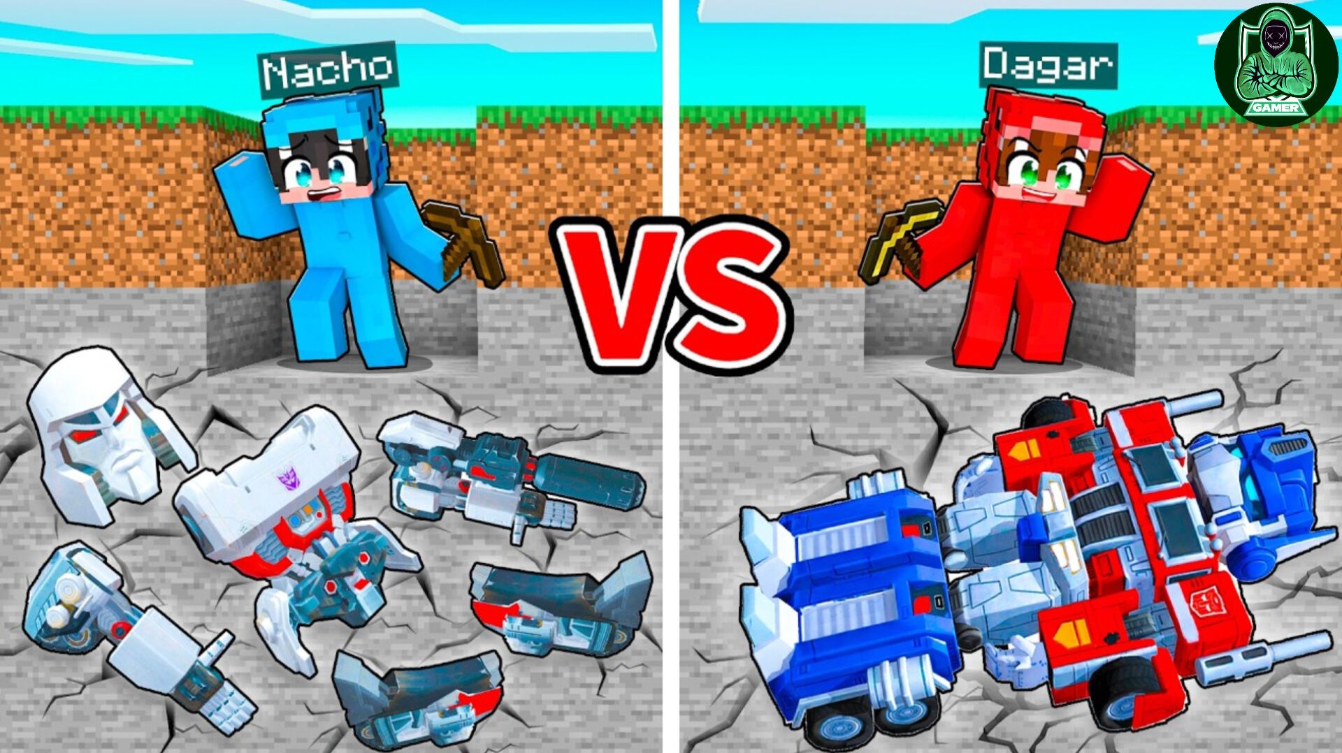 Я нашёл зарытых ТРАНСФОРМЕРОВ в #Minecraft