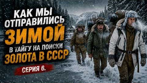 Путешествие за золотом в Сибирь зимой. Предательство. Реальная история из СССР. Серия 6.
