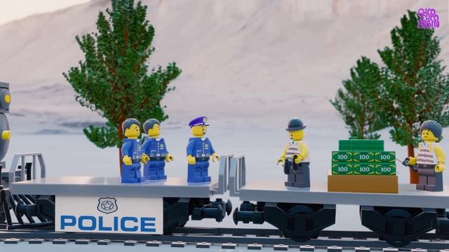 🚒 Поезд-пожарный спешит на помощь — мультик для детей и малышей