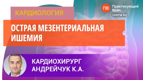 Доцент Андрейчук К.А.: Острая мезентериальная ишемия