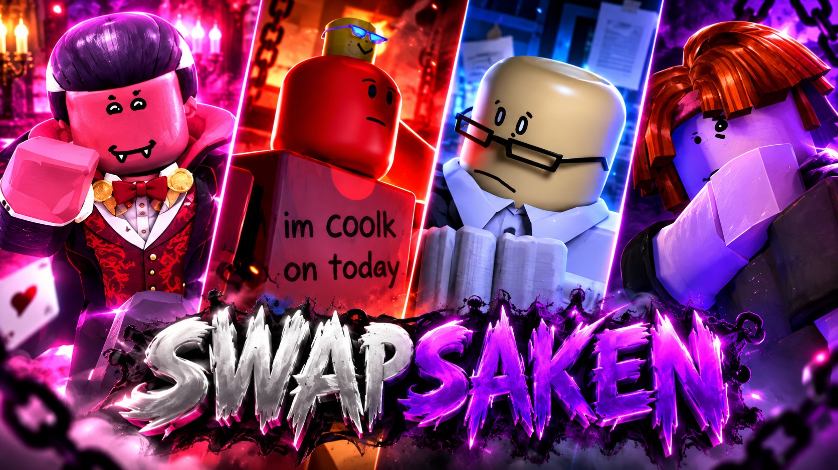 Победа с КАЖДЫМ ВЫЖИВШИМ (УБИЙЦА) - Swapsaken: Продолжение (Roblox)