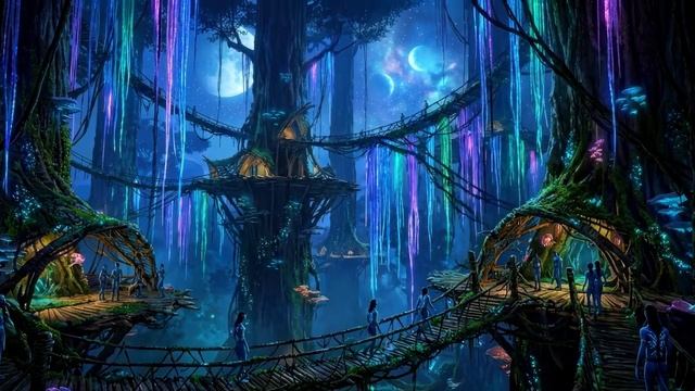 Avatar Pandora Ambience  Echoes Of Eywa 🌿 Na'vi Inspired Music & Ambient Worlds