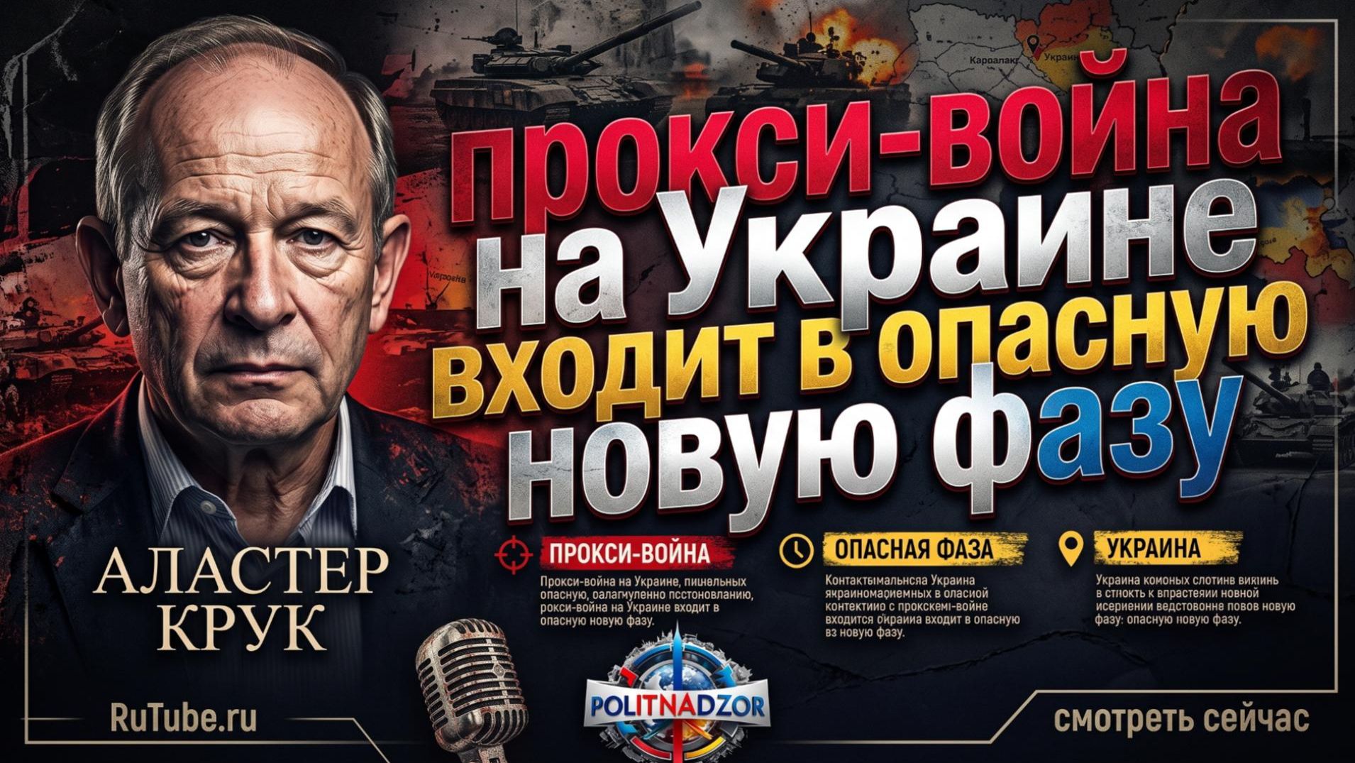 ⚠️ Аластер Крук | Прокси-война на Украине входит в опасную новую фазу