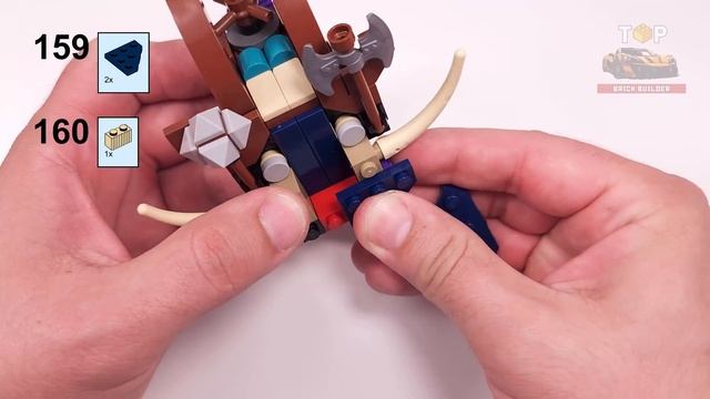 LEGO Creator Викинг Меха MOC (493 детали) [31132] Альтернативная сборка для Корабля викингов и Мидга