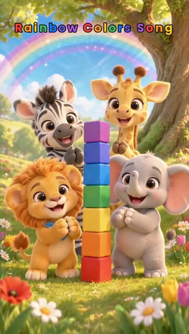 Rainbow Colors Song 🌈 Learn Colors With Cub Club! | Leo, Zara, Raffy & Ellie