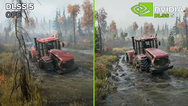 SnowRunner с технологией DLSS 5