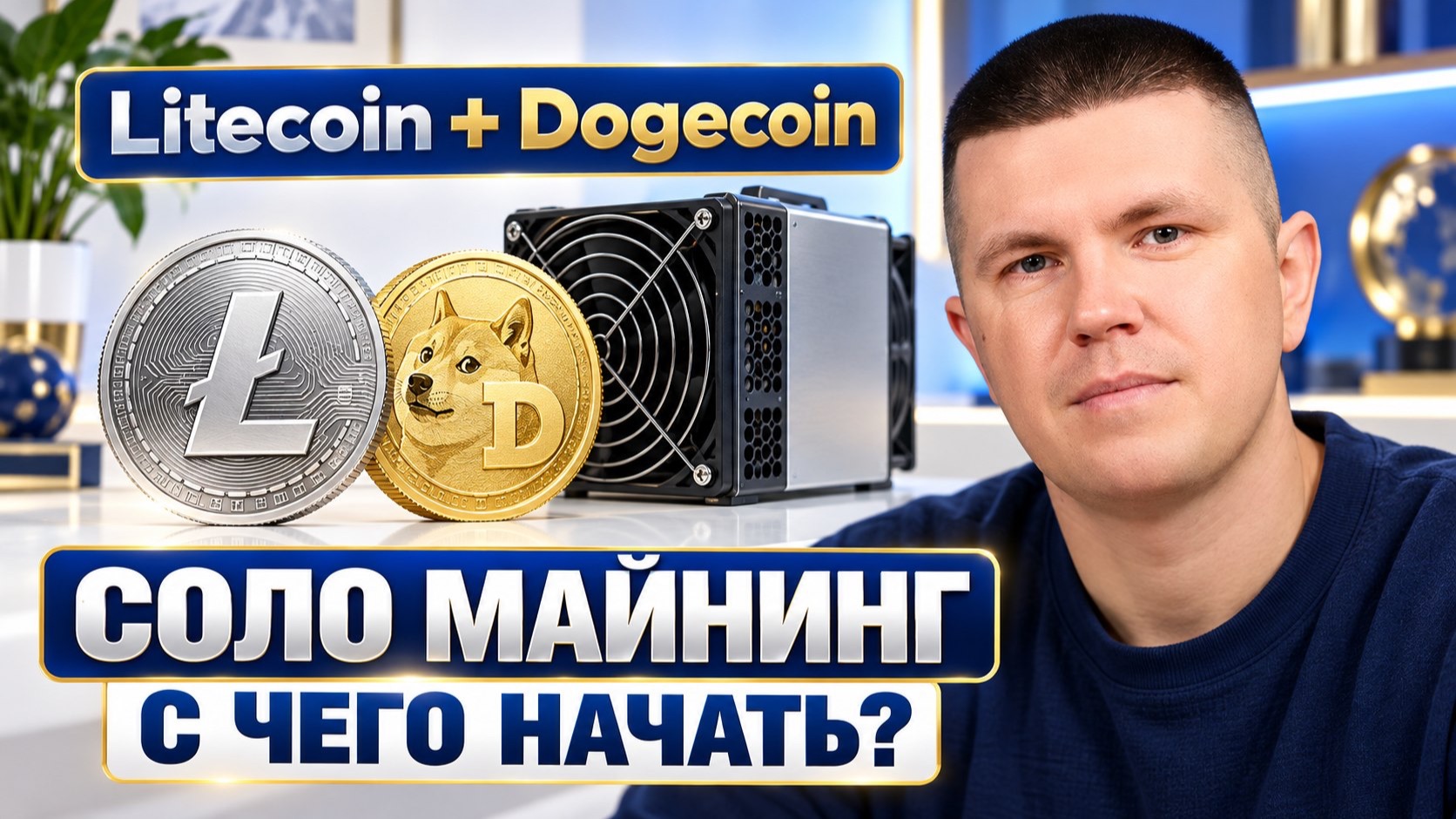 Соло-майнинг Litecoin + Dogecoin | Инструкция и расчет шанса ловли блока