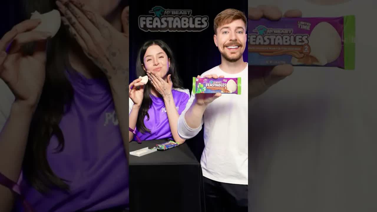 Крупнейшие Стримеры Мира Пробуют Feastables (Мистер Бист | Mr Beast)