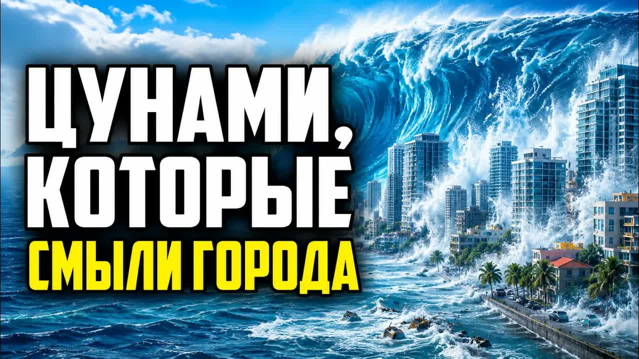 САМЫЕ МОЩНЫЕ ЦУНАМИ В ИСТОРИИ ЗЕМЛИ. ДЛЯ СНА 😴