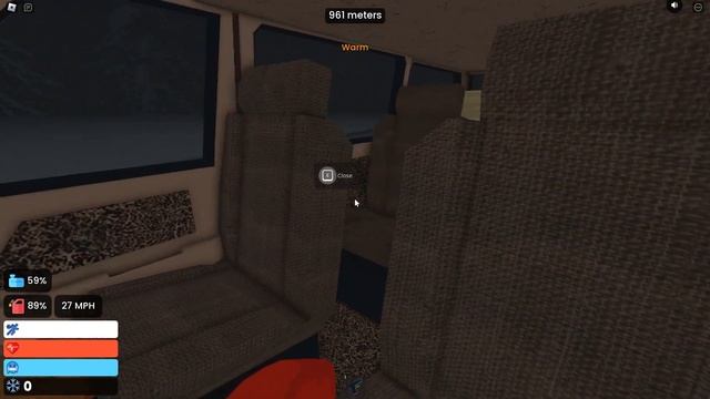 ЗИМНЯЯ ПОЕЗДКА с КНОБЗИ в игре ПЫЛЬНАЯ ПОЕЗДКА роблокс | A Snowy Trip Roblox | Поездка с Knobzi