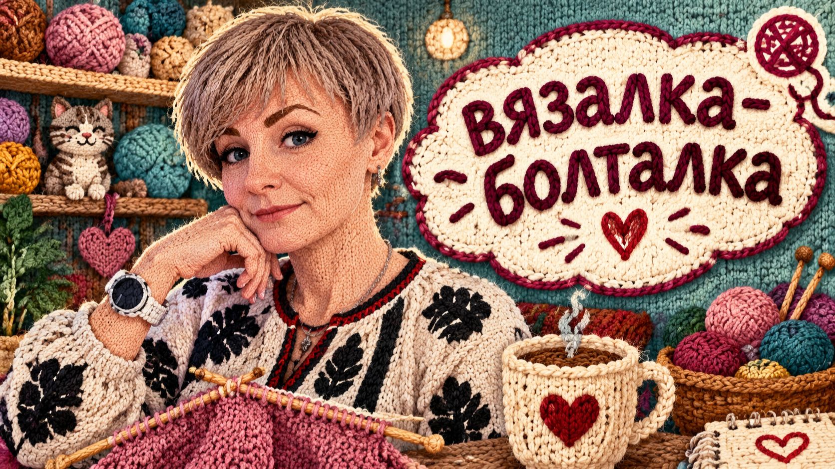 Вязалка-болталка (но вязания не ждите😉)