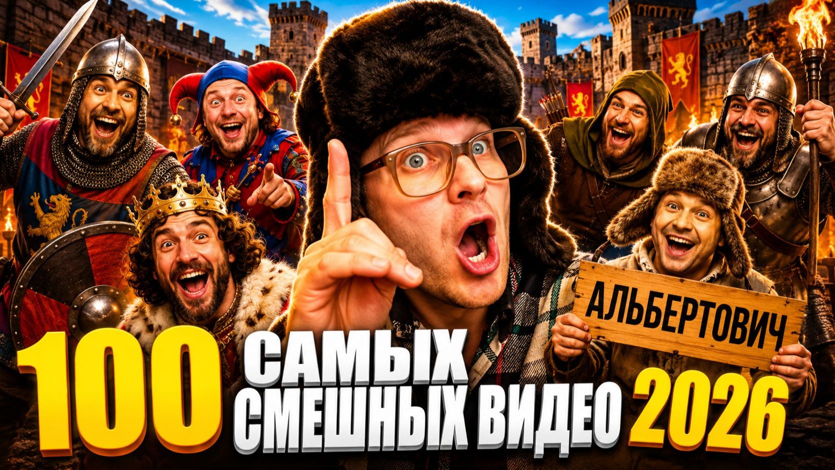 🔥😂 1 ЧАС САМЫХ СМЕШНЫХ ВИДЕО МЕСЯЦА 🤣🤡 ЛЮТЫЕ СКЕТЧИ, ЮМОР И ПРИКОЛЫ 2026  🤯 НАТУРАЛ АЛЬБЕРТОВИЧ